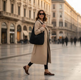 Italian Genuine Suede Hobo Bag 011943 - TAKEASY - Flyclothing LLC