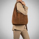 Italian Genuine Suede Hobo Bag 011943 - TAKEASY - Flyclothing LLC