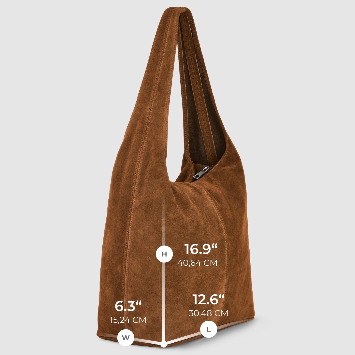 Italian Genuine Suede Hobo Bag 011943 - TAKEASY - Flyclothing LLC
