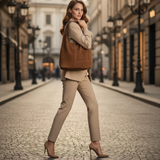 Italian Genuine Suede Hobo Bag 011943 - TAKEASY - Flyclothing LLC