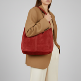 Italian Genuine Suede Hobo Bag 011943 - TAKEASY - Flyclothing LLC