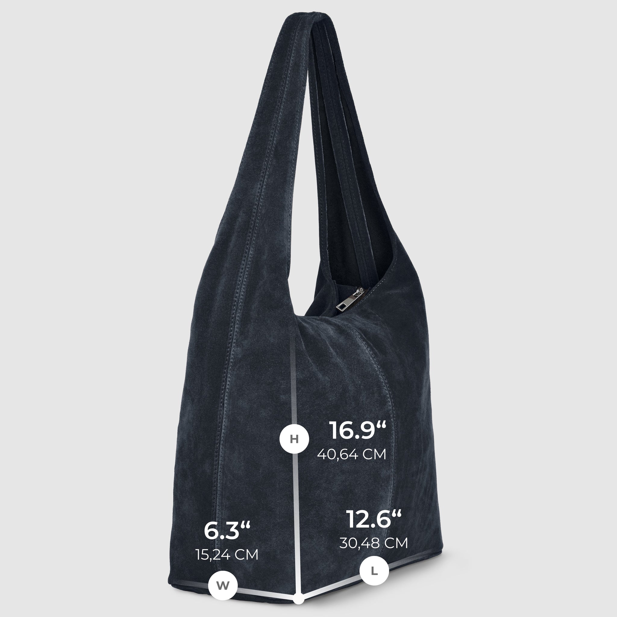 Italian Genuine Suede Hobo Bag 011943 - TAKEASY - Flyclothing LLC