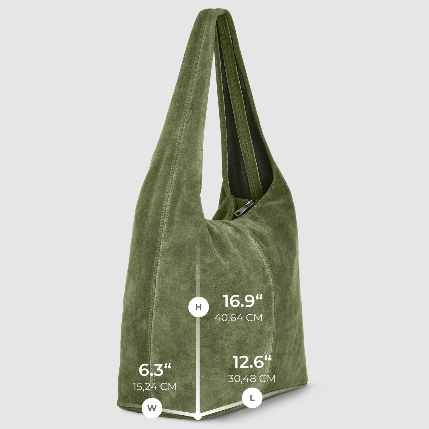 Italian Genuine Suede Hobo Bag 011943 - TAKEASY - Flyclothing LLC
