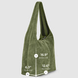 Italian Genuine Suede Hobo Bag 011943 - TAKEASY - Flyclothing LLC