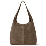 Italian Genuine Suede Hobo Bag 011943 - TAKEASY - Flyclothing LLC
