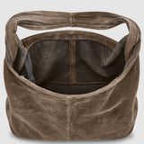 Italian Genuine Suede Hobo Bag 011943 - TAKEASY - Flyclothing LLC