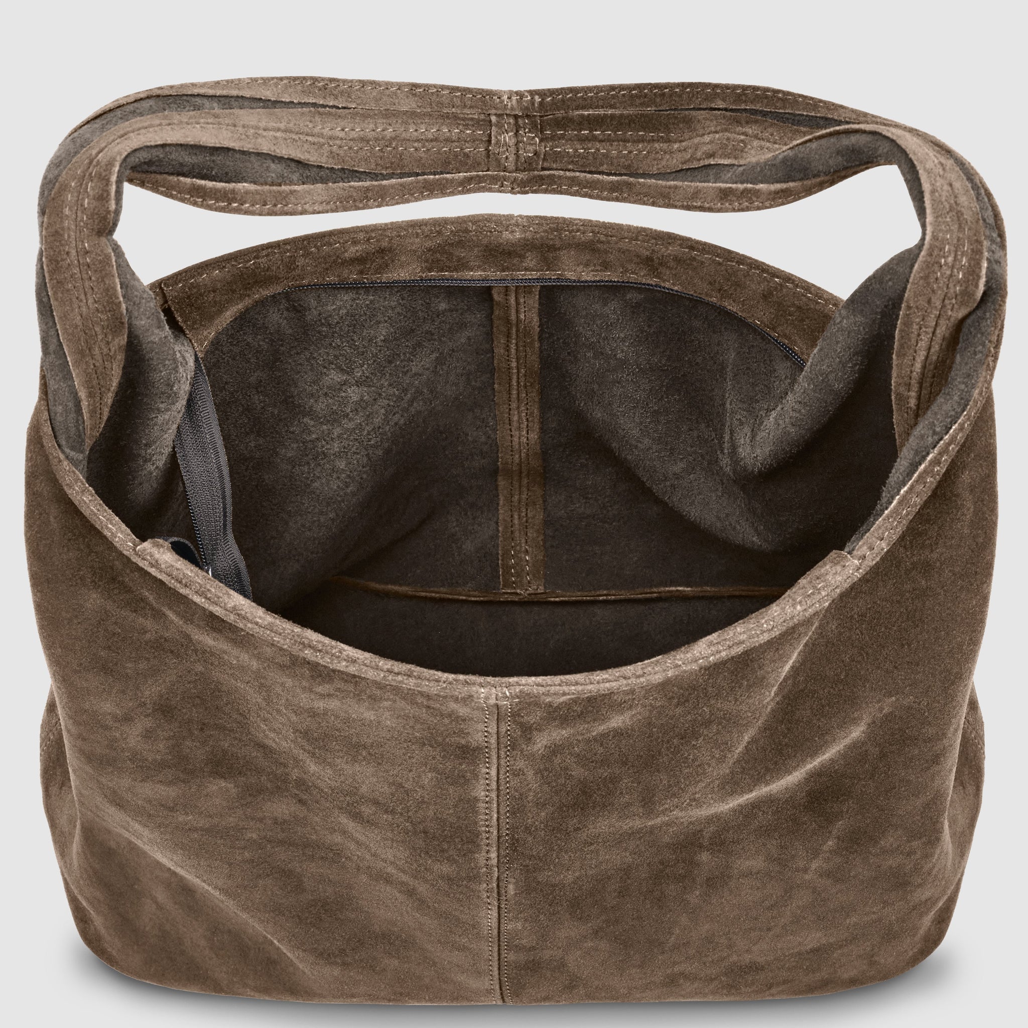 Italian Genuine Suede Hobo Bag 011943 - TAKEASY - Flyclothing LLC