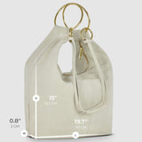 Italian Genuine Suede Hobo Bag 272510 - TAKEASY - Flyclothing LLC