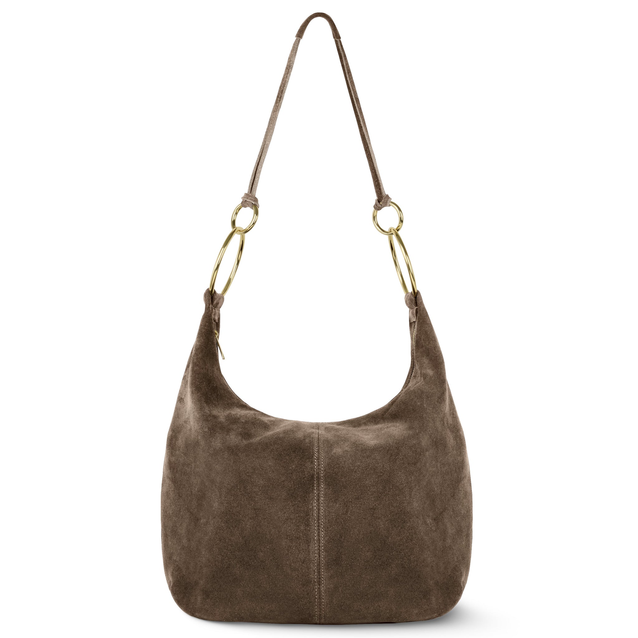 Italian Genuine Suede Hobo Bag 272510 - TAKEASY - Flyclothing LLC