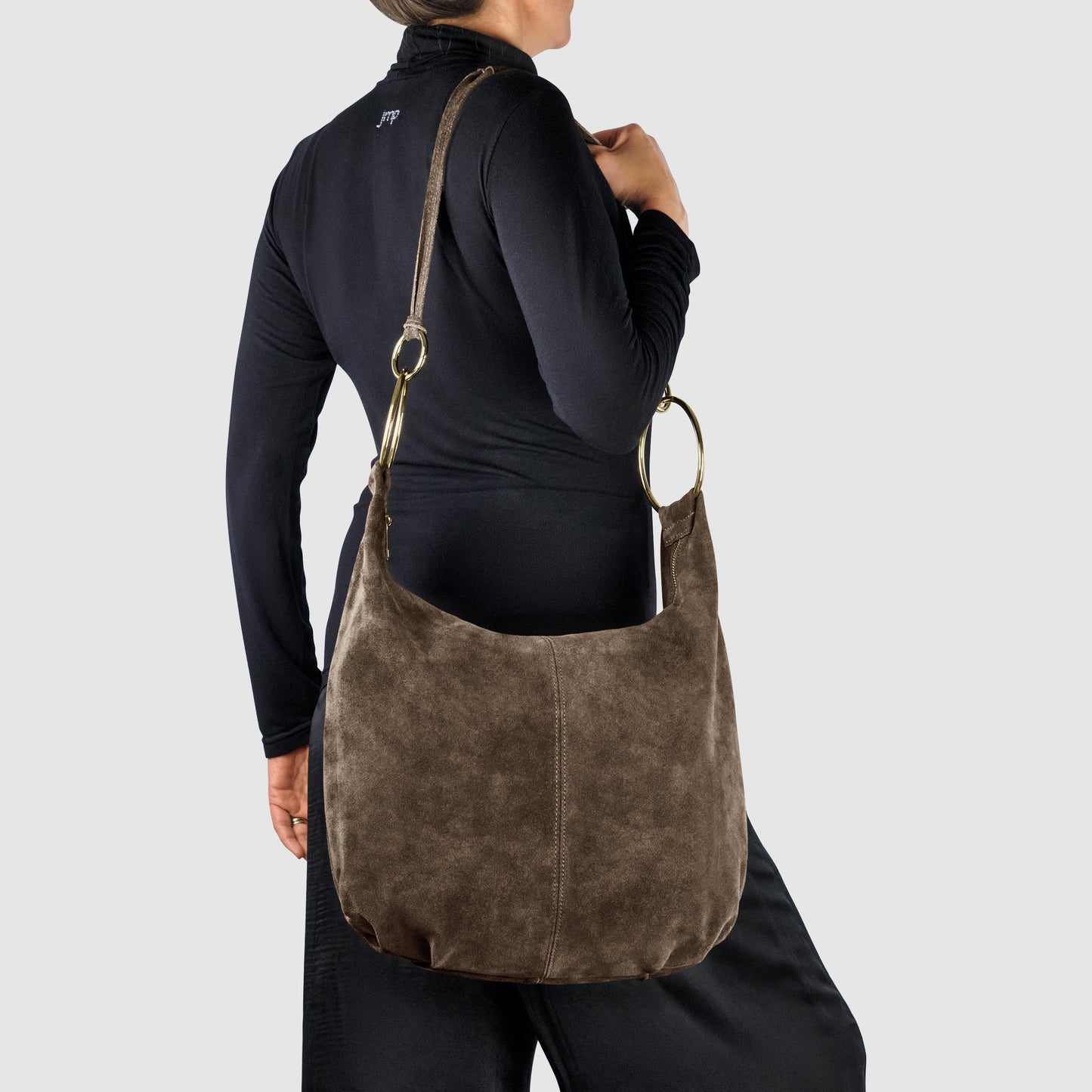 Italian Genuine Suede Hobo Bag 272510 - TAKEASY - Flyclothing LLC