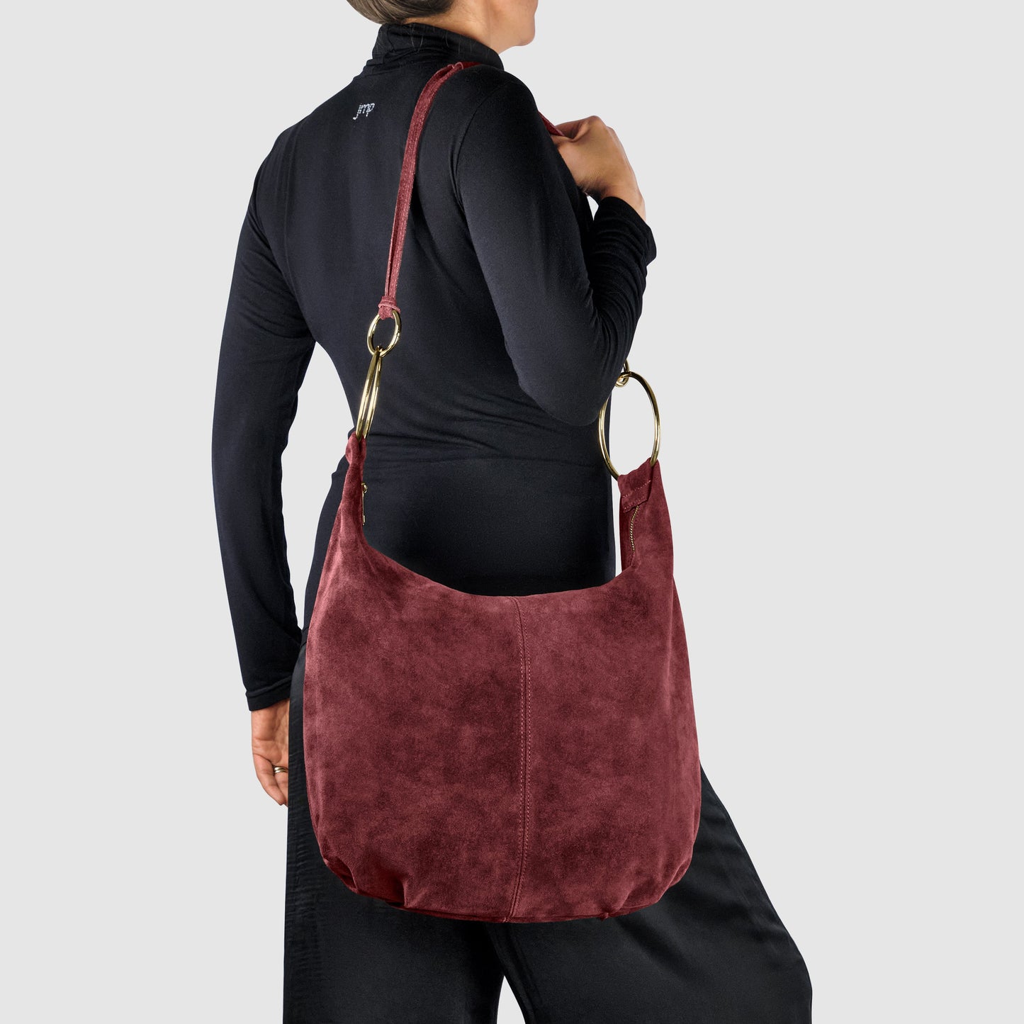Italian Genuine Suede Hobo Bag 272510 - TAKEASY - Flyclothing LLC