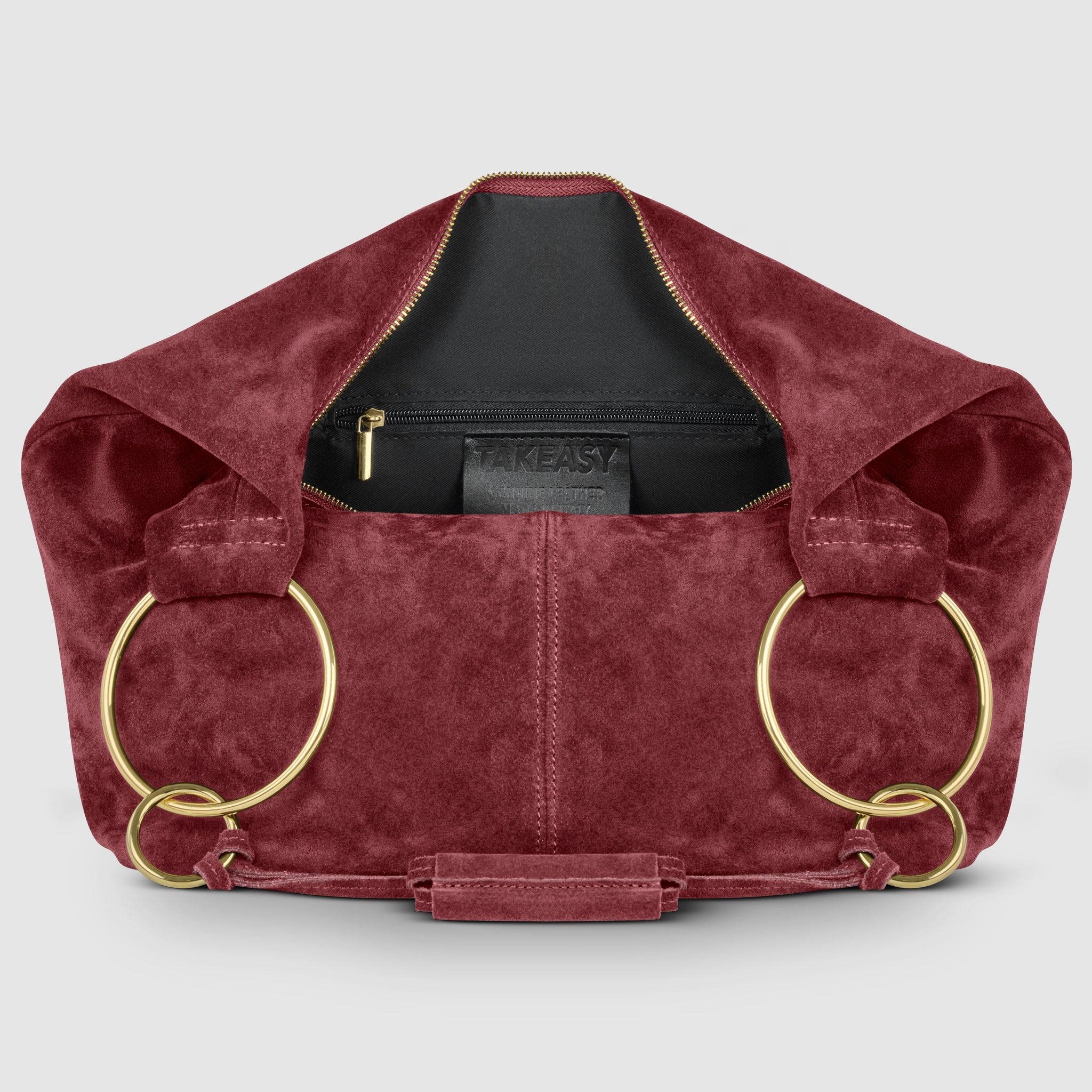 Italian Genuine Suede Hobo Bag 272510 - TAKEASY - Flyclothing LLC