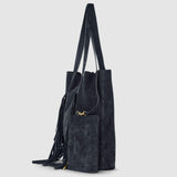 Italian Genuine Suede Tote Bag 272522 - TAKEASY - Flyclothing LLC