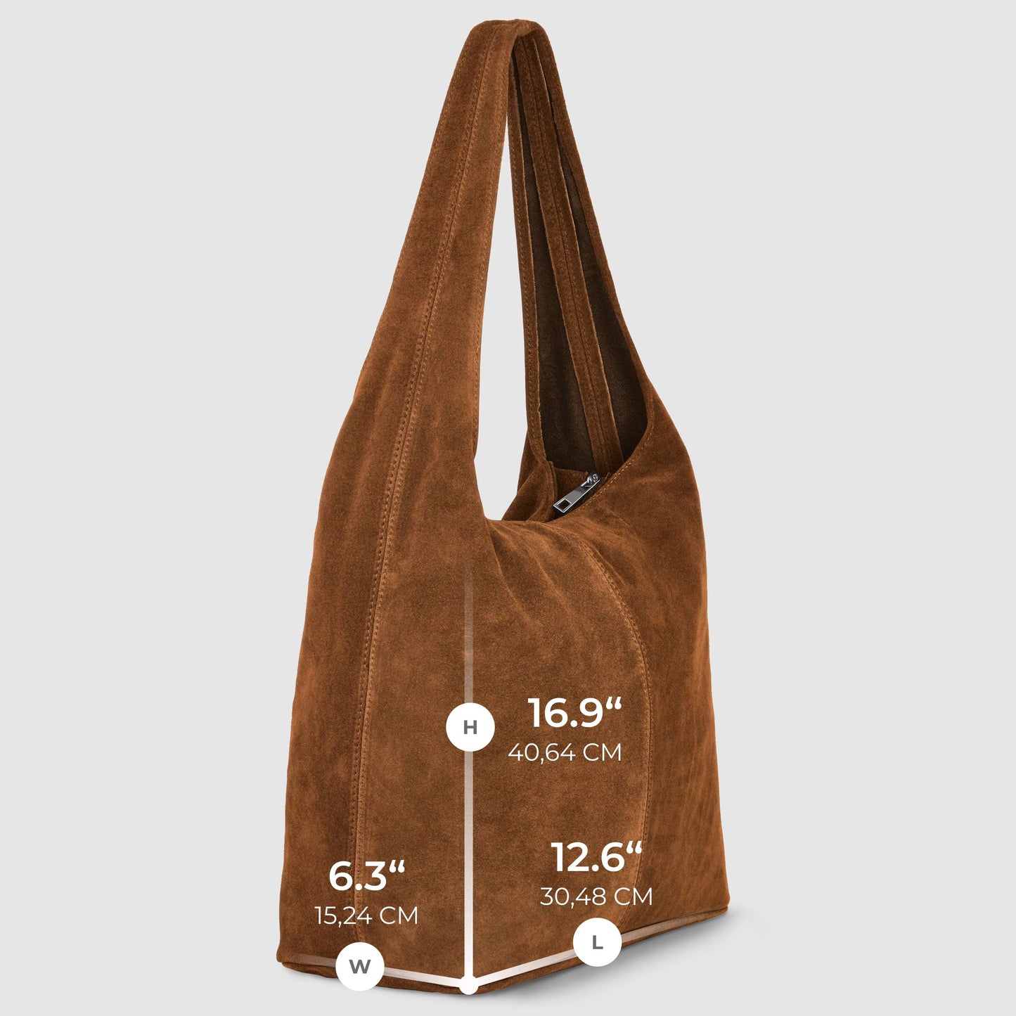 Italian Genuine Suede Hobo Bag 011943 - TAKEASY - Flyclothing LLC