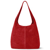 Italian Genuine Suede Hobo Bag 011943 - TAKEASY - Flyclothing LLC