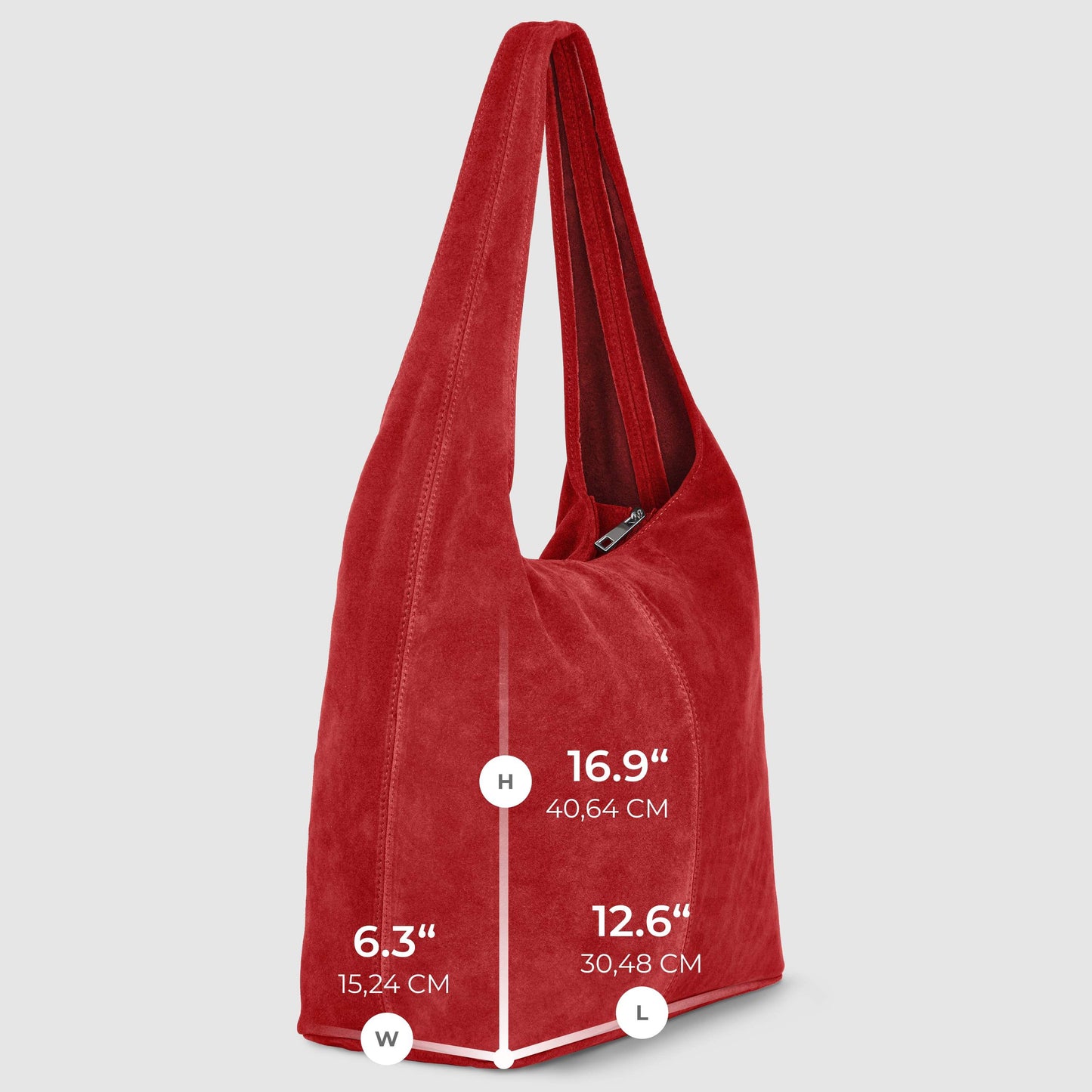 Italian Genuine Suede Hobo Bag 011943 - TAKEASY - Flyclothing LLC