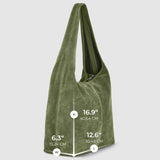 Italian Genuine Suede Hobo Bag 011943 - TAKEASY - Flyclothing LLC