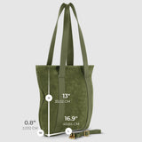 Italian Genuine Suede Tote Bag 282613 - TAKEASY - Flyclothing LLC
