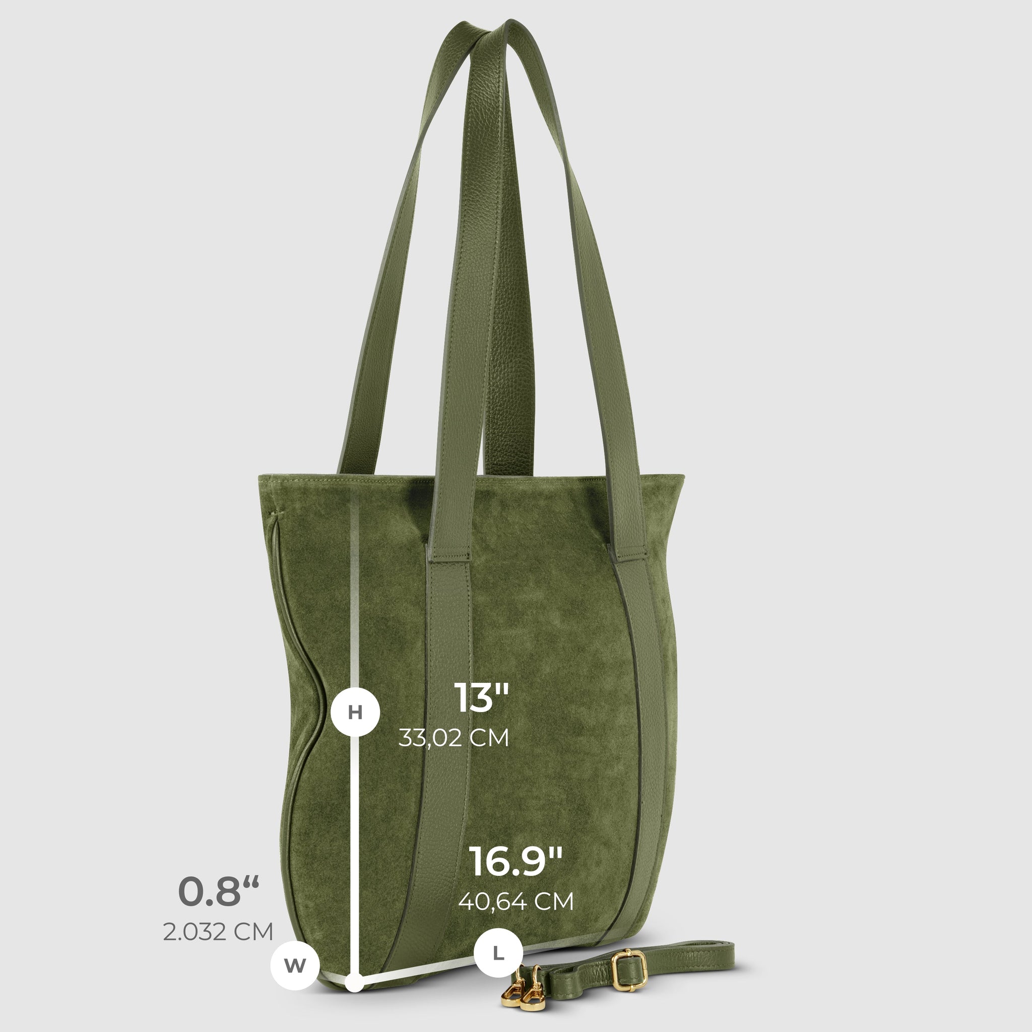 Italian Genuine Suede Tote Bag 282613 - TAKEASY - Flyclothing LLC