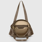 Suede Leather Satchel Bag - TAKEASY - Flyclothing LLC