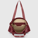Suede Leather Satchel Bag - TAKEASY - Flyclothing LLC