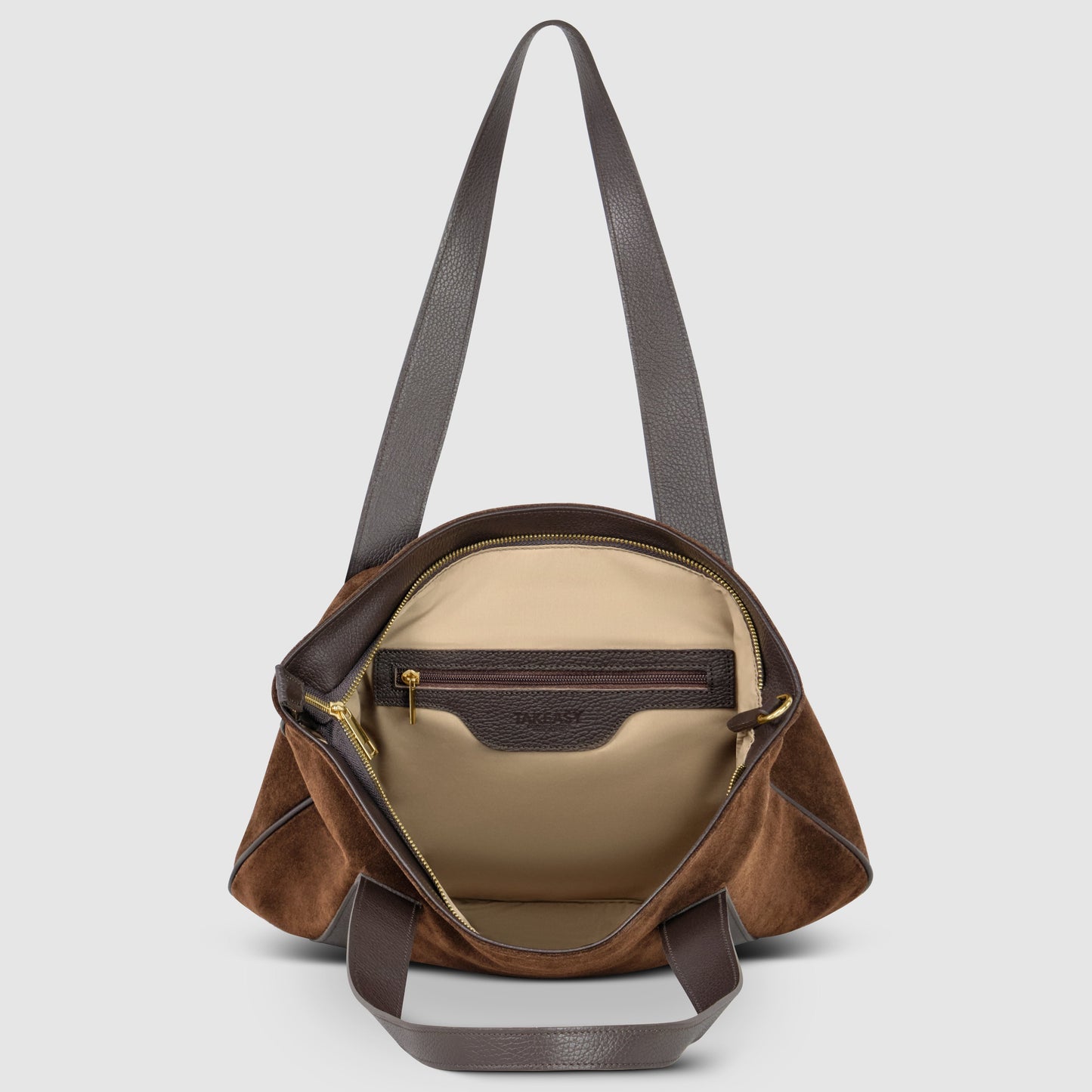 Italian Genuine Suede Tote Bag 282613 - TAKEASY - Flyclothing LLC