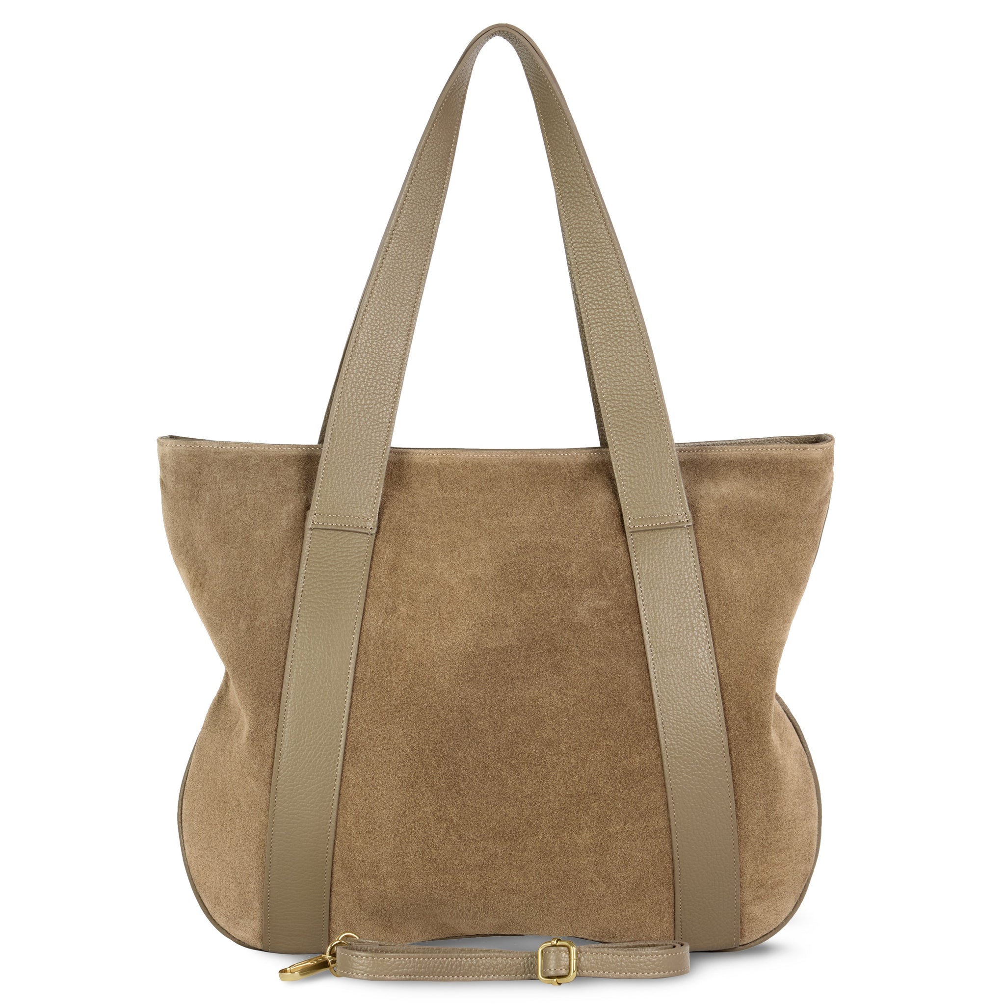 Italian Genuine Suede Tote Bag 282613 - TAKEASY - Flyclothing LLC