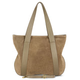 Suede Leather Satchel Bag - TAKEASY - Flyclothing LLC