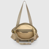 Suede Leather Satchel Bag - TAKEASY - Flyclothing LLC