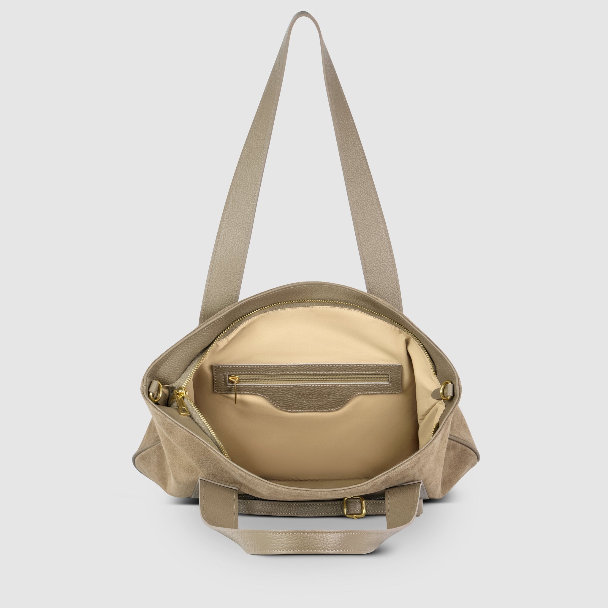 Italian Genuine Suede Tote Bag 282613 - TAKEASY - Flyclothing LLC