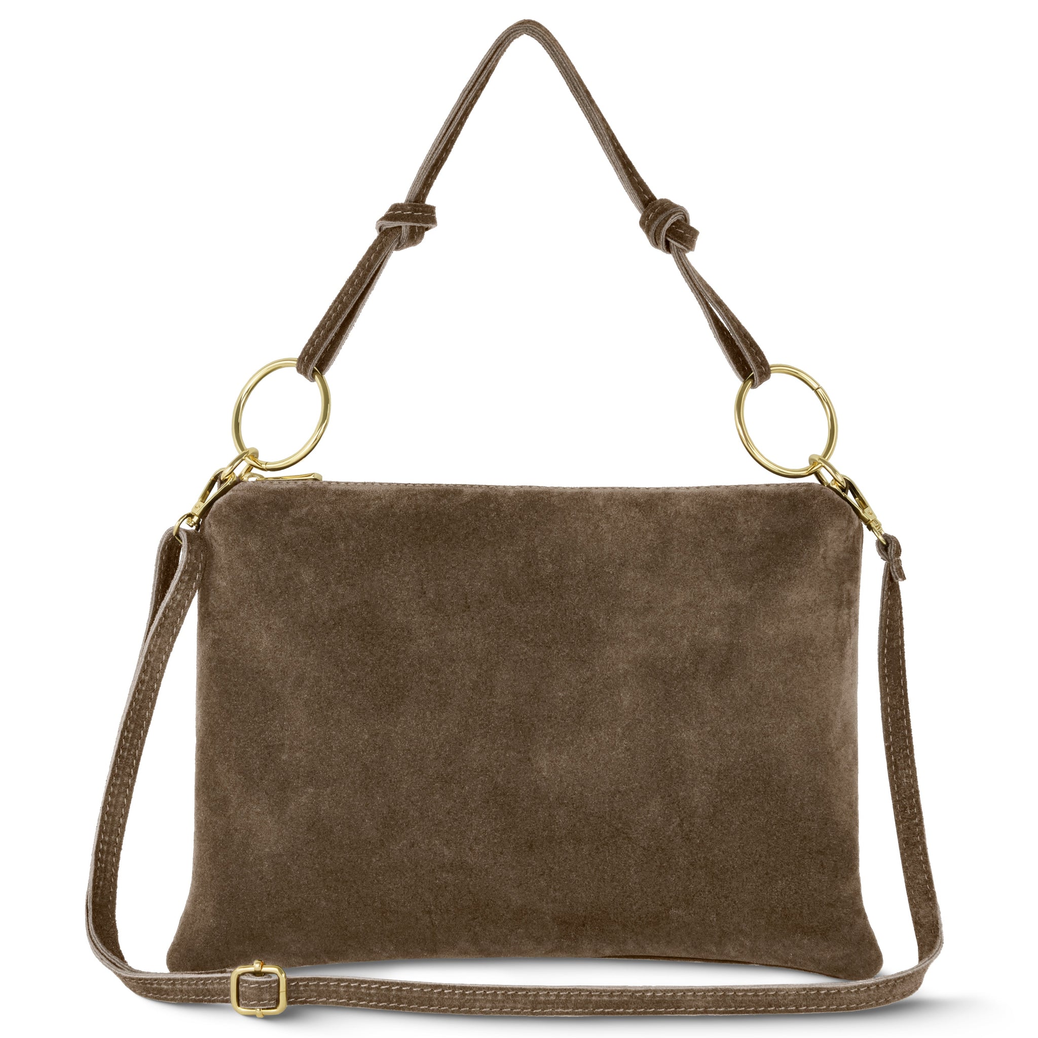 Italian Genuine Suede Shoulder Bag 171551 - TAKEASY - Flyclothing LLC