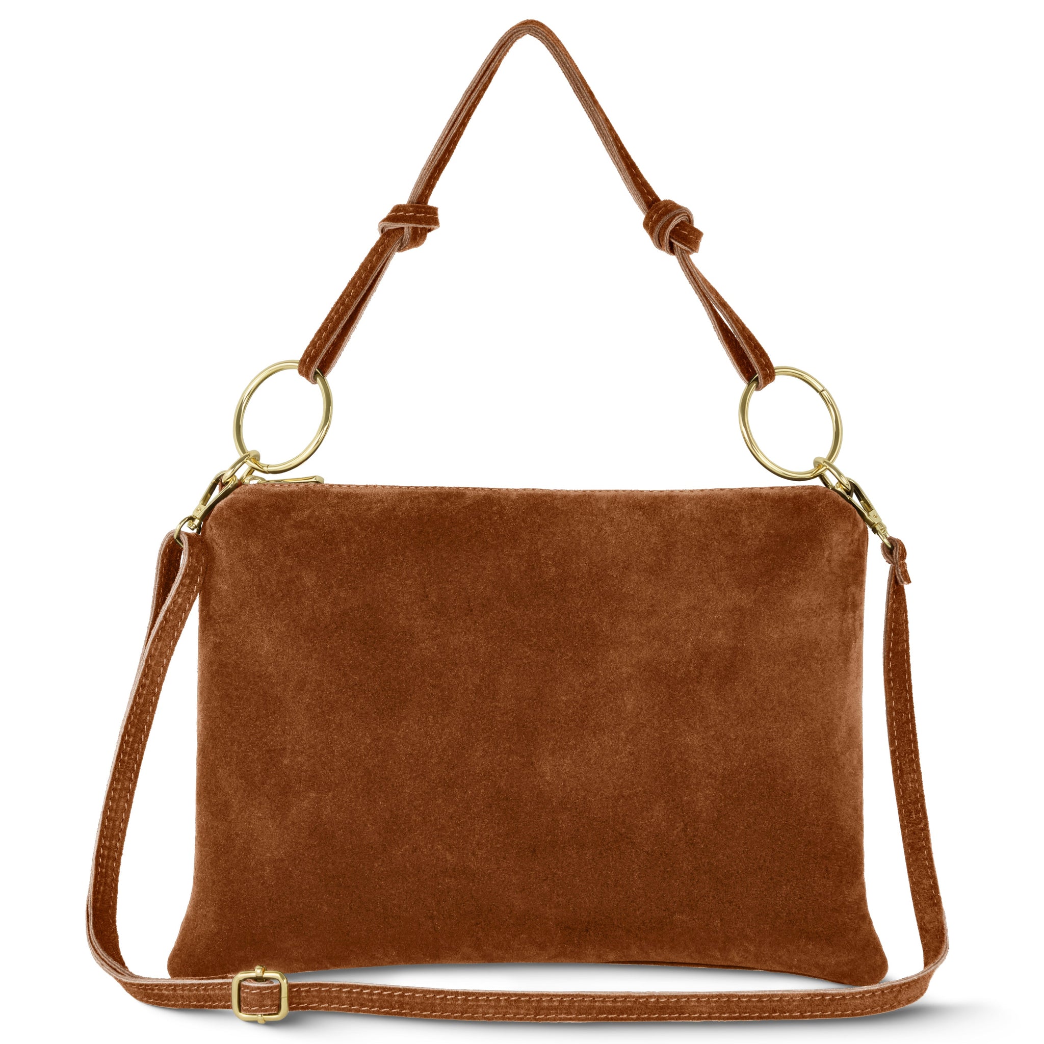Italian Genuine Suede Shoulder Bag 171551 - TAKEASY - Flyclothing LLC