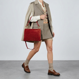 Italian Genuine Suede Shoulder Bag 171551 - TAKEASY - Flyclothing LLC