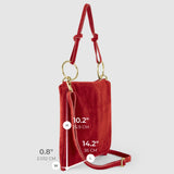 Italian Genuine Suede Shoulder Bag 171551 - TAKEASY - Flyclothing LLC