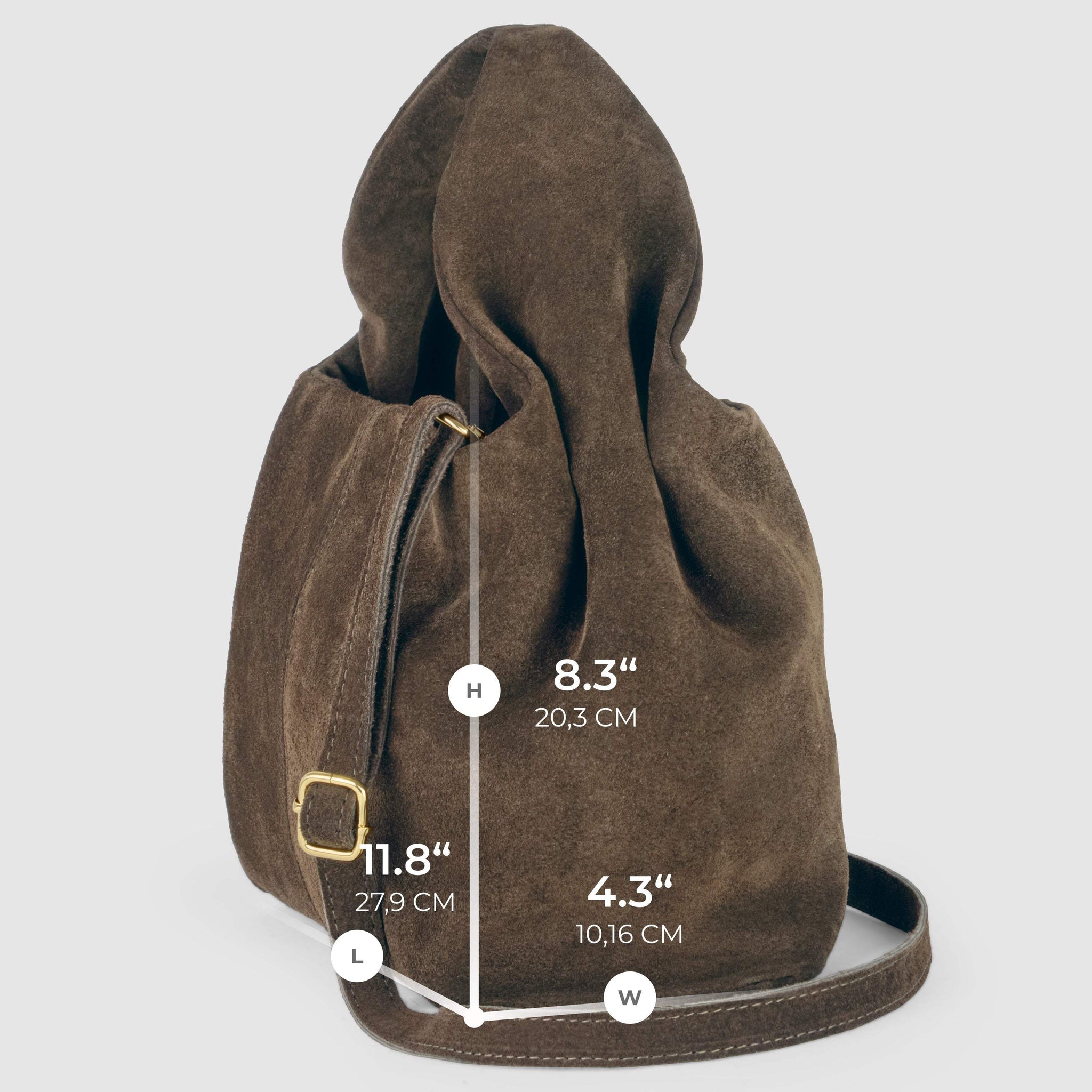 Italian Genuine Suede Shoulder Bag | Ferrara - TAKEASY - Flyclothing LLC