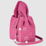 Italian Genuine Suede Shoulder Bag | Ferrara - TAKEASY - Flyclothing LLC