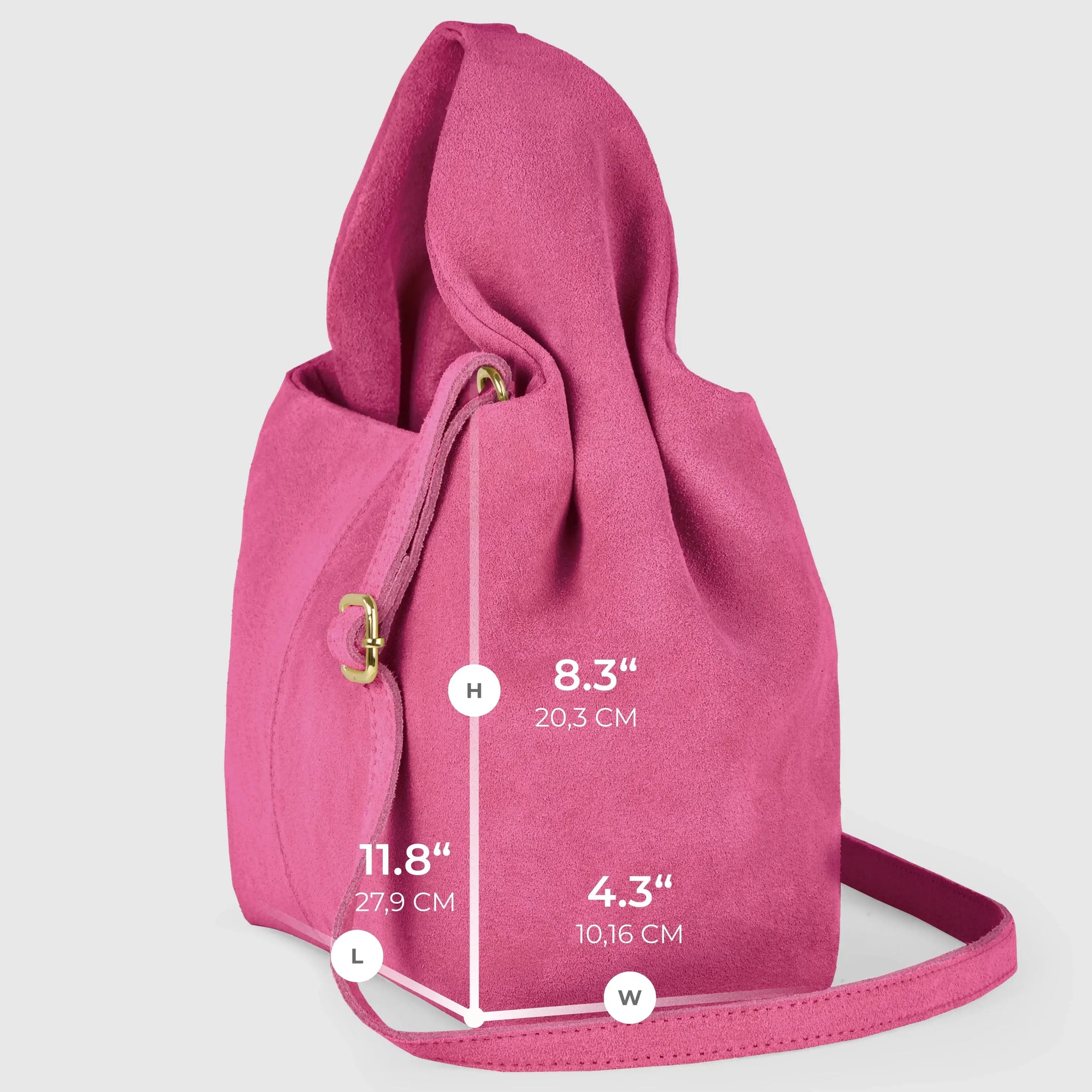 Italian Genuine Suede Shoulder Bag 312940 - TAKEASY - Flyclothing LLC