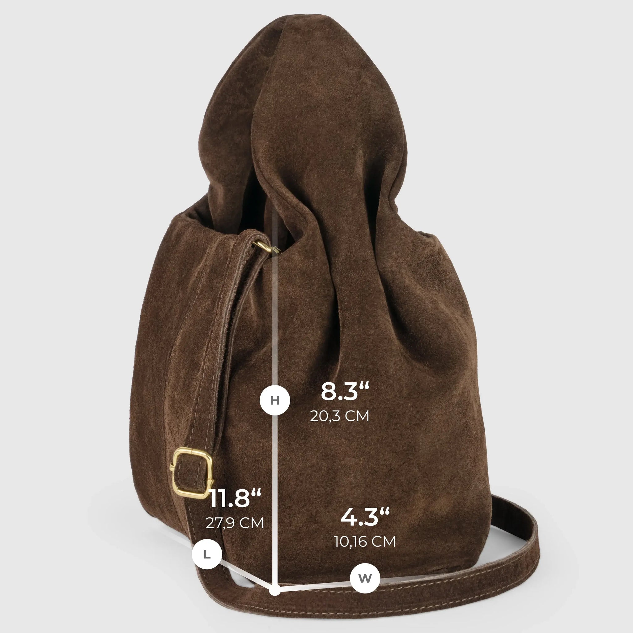Italian Genuine Suede Shoulder Bag 312940 - TAKEASY - Flyclothing LLC