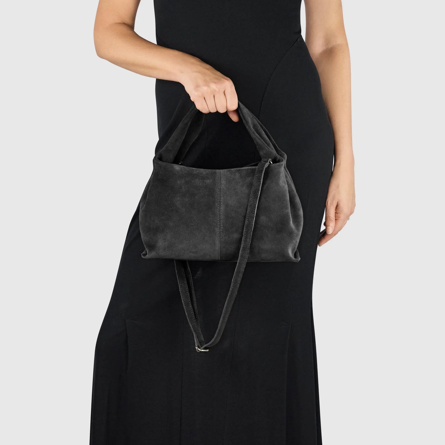 Italian Genuine Suede Shoulder Bag 312940 - TAKEASY - Flyclothing LLC