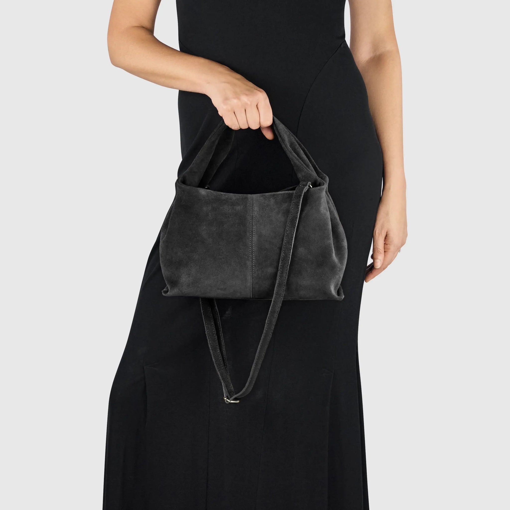 Italian Genuine Suede Shoulder Bag 312940 - TAKEASY - Flyclothing LLC