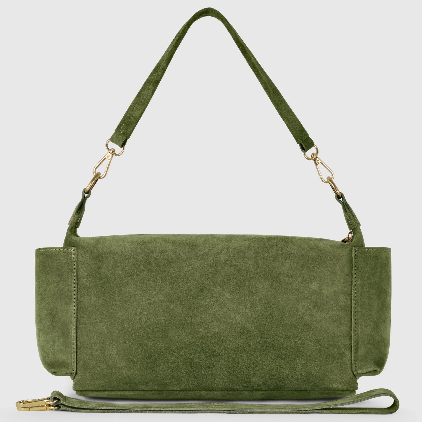 Italian Genuine Suede Shoulder Bag 323040 - TAKEASY - Flyclothing LLC