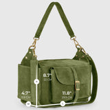 Italian Genuine Suede Shoulder Bag 323040 - TAKEASY - Flyclothing LLC