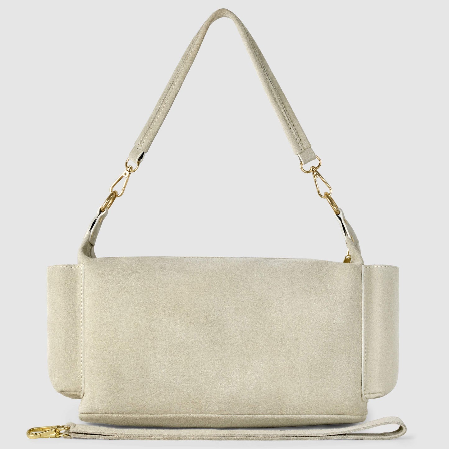 Italian Genuine Suede Shoulder Bag | Sondrio - TAKEASY - Flyclothing LLC