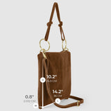 Italian Genuine Suede Shoulder Bag 171551 - TAKEASY - Flyclothing LLC