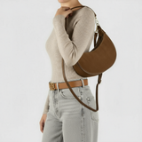 Italian Genuine Suede & Calf Leather Shoulder Bag 222024 - TAKEASY - Flyclothing LLC