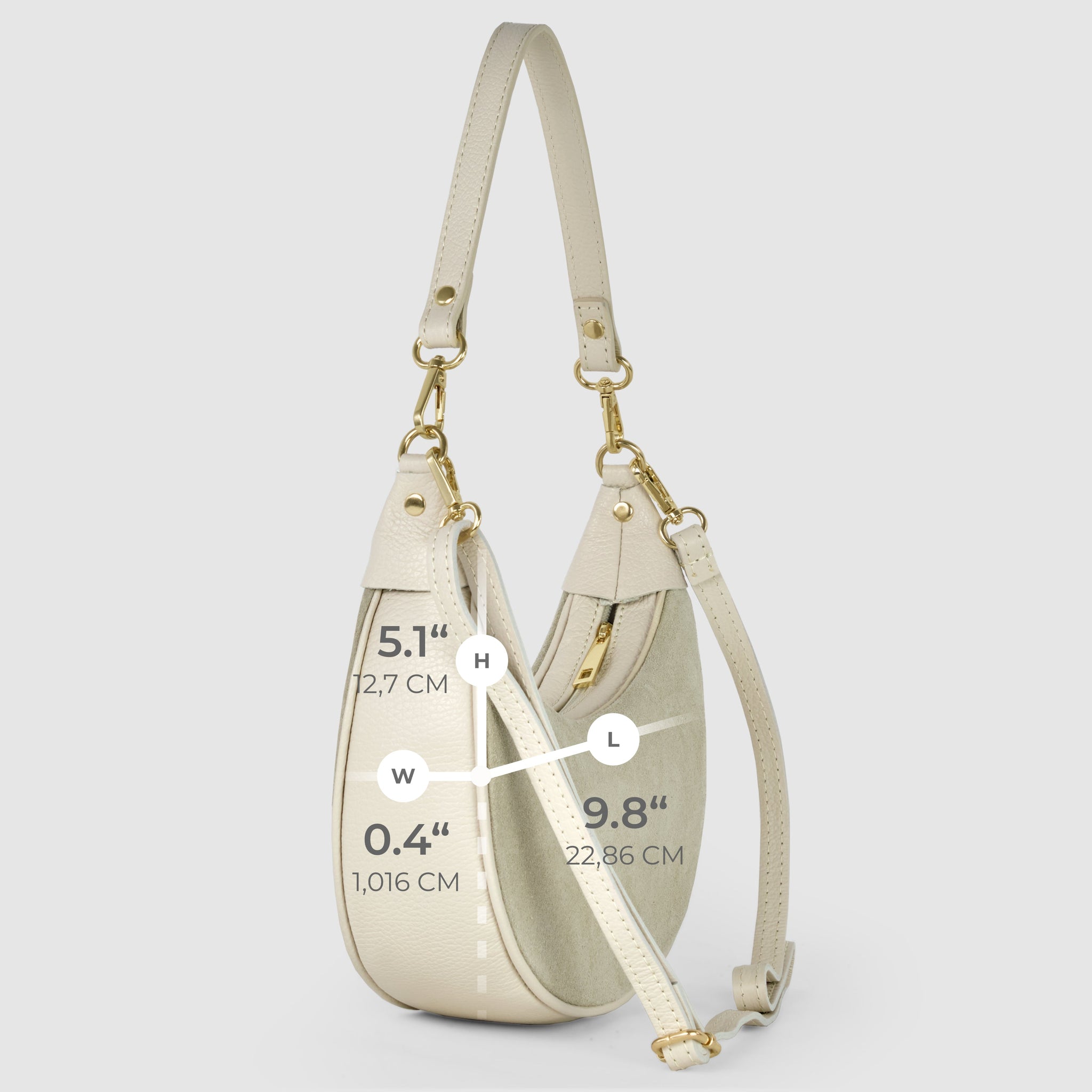 Italian Genuine Suede & Calf Leather Shoulder Bag 222024 - TAKEASY - Flyclothing LLC