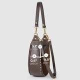 Italian Genuine Suede & Calf Leather Shoulder Bag 222024 - TAKEASY - Flyclothing LLC