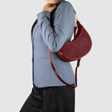 Italian Genuine Suede & Calf Leather Shoulder Bag 222024 - TAKEASY - Flyclothing LLC