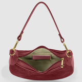 Italian Genuine Suede & Calf Leather Shoulder Bag 222024 - TAKEASY - Flyclothing LLC