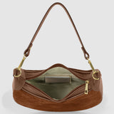 Italian Genuine Suede & Calf Leather Shoulder Bag 222024 - TAKEASY - Flyclothing LLC